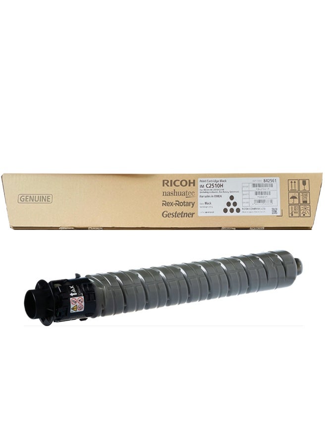 أوفيس ميكر Original Ricoh IM C2510H Black Toner Cartridge 842561 For For Use IMC 2010/C2510/C3010/C3510/C4510/C5510/C6010/C7010 - Image 1