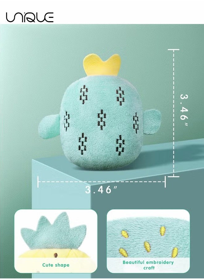 Cat Catnip Toys, 6 Pcs Fruit Type Cat Chew Toy with Catnip, Soft&Cute Plush Cat Toys for Indoor Cats to Playing Chewing Teeth Cleaning Cat Interactive Toys