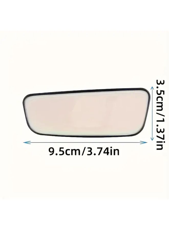 Frameless Car Blind Spot Mirrors Set of Two Adjustable Anti Glare HD Glass - Image 2