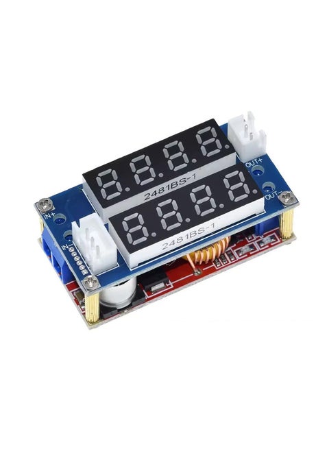 DC-DC Step Down Buck Converter Adjustable 5A XL4015 With Display (5V-30V to 0.8V-29V)