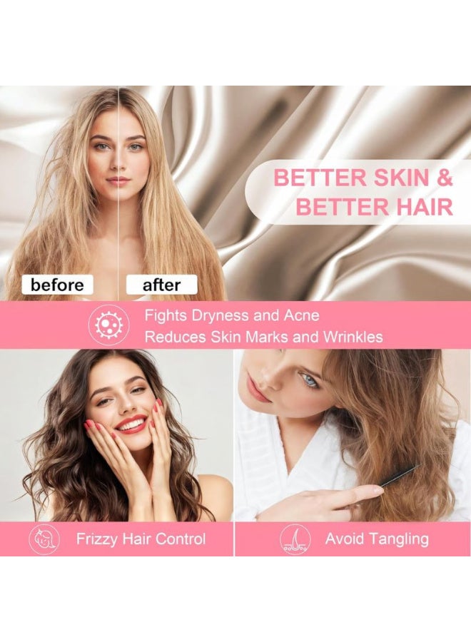 لايف ستايل كيس وساده اصلي بسوسته مصنوع من حرير ساتان100% ذات لمعان طبيعي للشعر و البشره  55*75 سم - Image 2