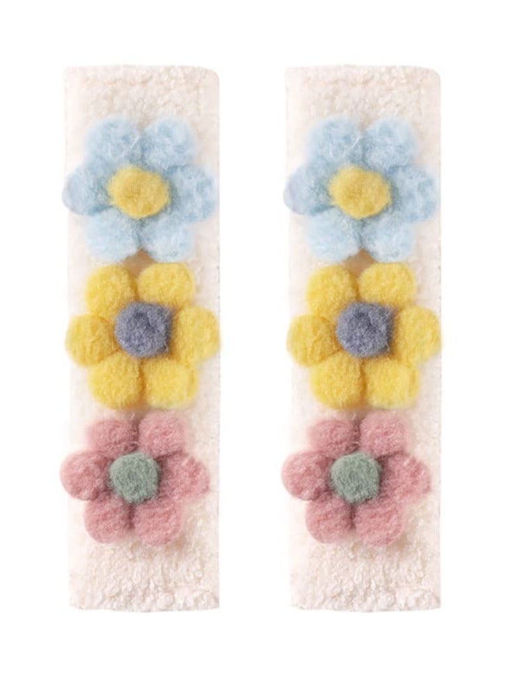 SYOSI 2 Pack Cute Cartoon Car Seat Belt Cover Pads, Universal Seat Strap Cushion Pads,  Cars Safety Seatbelt Strap Shoulder Pad for Women and Men Adult - Image 1