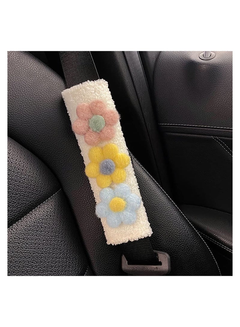 SYOSI 2 Pack Cute Cartoon Car Seat Belt Cover Pads, Universal Seat Strap Cushion Pads,  Cars Safety Seatbelt Strap Shoulder Pad for Women and Men Adult - Image 3