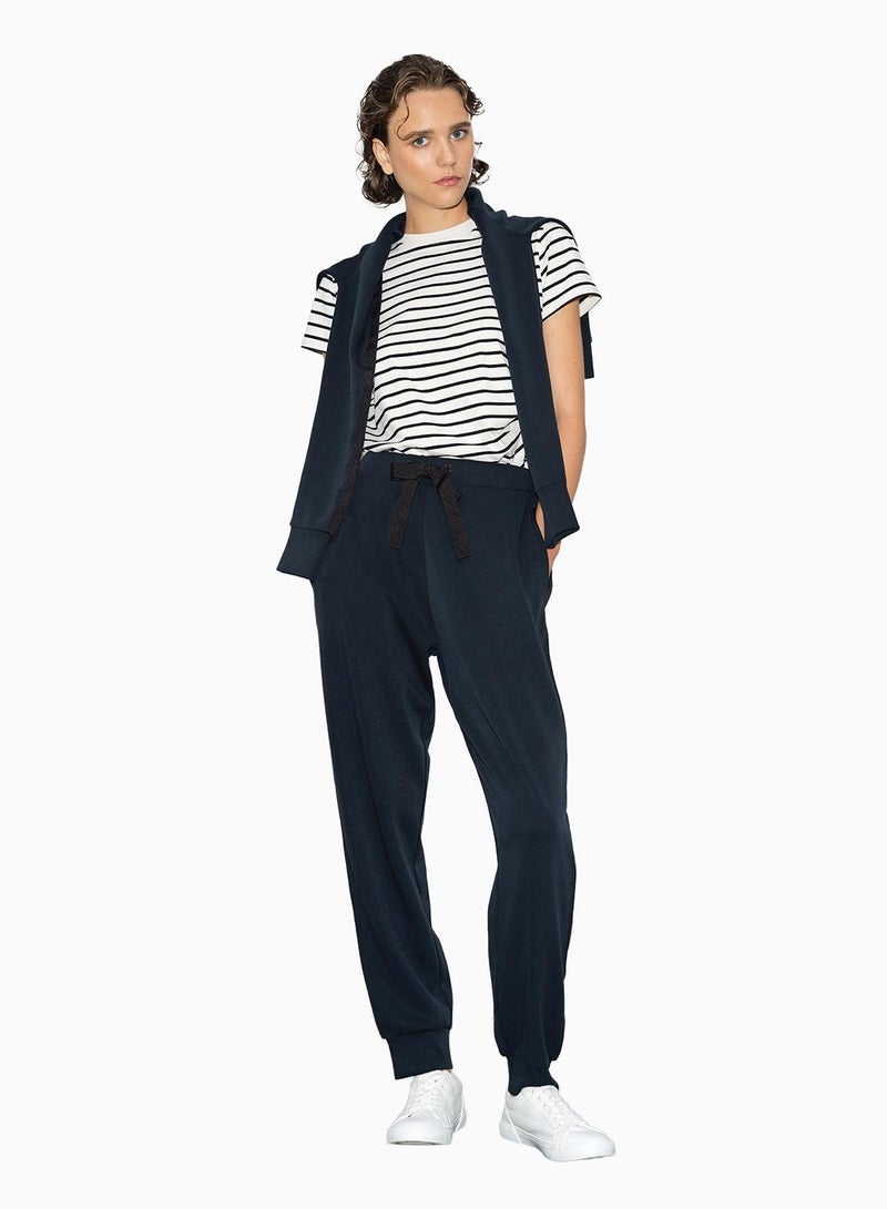 French Connection Wren Sleeve Trim Detail Hoodie - Image 1