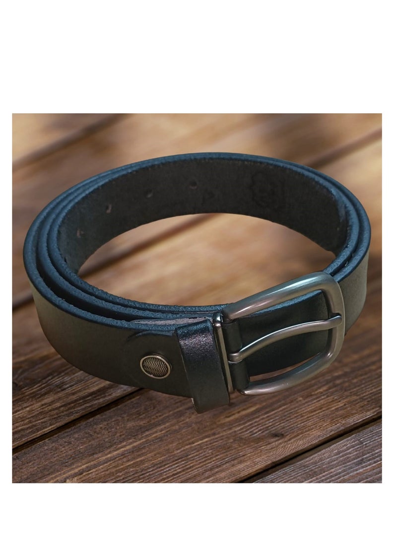 Generic - Men's Leather Belt  Elegant Design that Adds a Touch of Elegance to your Look - 145CM - Image 1