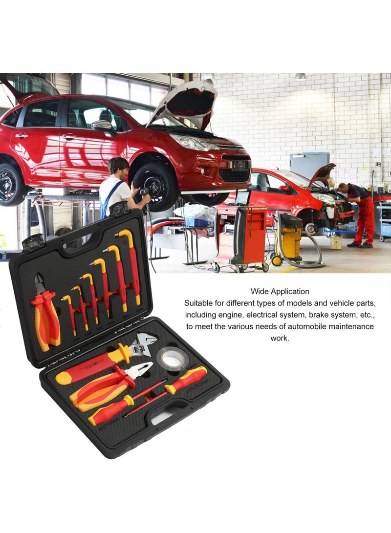 GGOOT Car Repair Hardware Tool, Hex Key Wrench Screwdriver Set Safe Tension Resistant Practical Repair Hardware Tools for Vehicle - Image 4