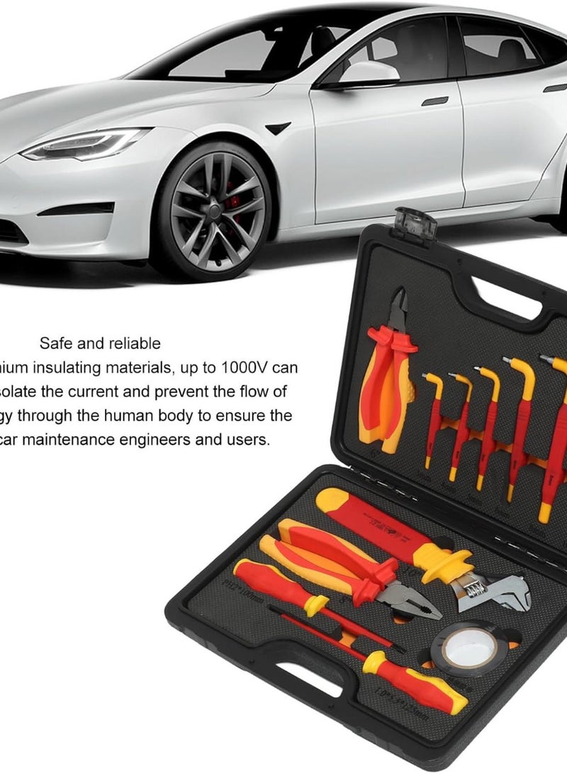 GGOOT Car Repair Hardware Tool, Hex Key Wrench Screwdriver Set Safe Tension Resistant Practical Repair Hardware Tools for Vehicle - Image 2