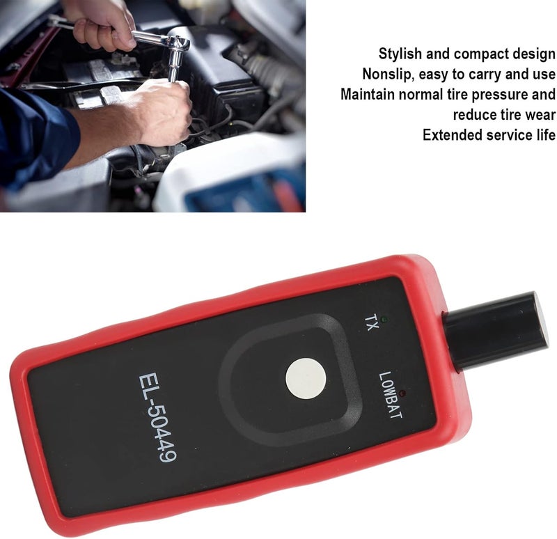 أداة تنشيط نظام مراقبة ضغط الإطارات (TPMS) من البلاستيك ABS، جهاز إعادة ضبط مضغوط متوافق مع F‑450 F‑550 Super Duty 2008‑2015، سهل التشغيل لصيانة ضغط الإطارات - Image 5
