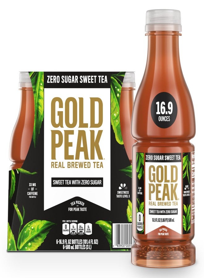 Gold Peak Tea, Diet Tea, 16.9 fl oz, 6 Pack - Image 1
