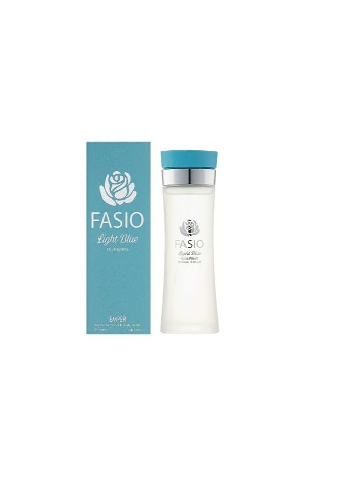 emper Fasio Light Blue  For Women EDP 100ml  - Image 3