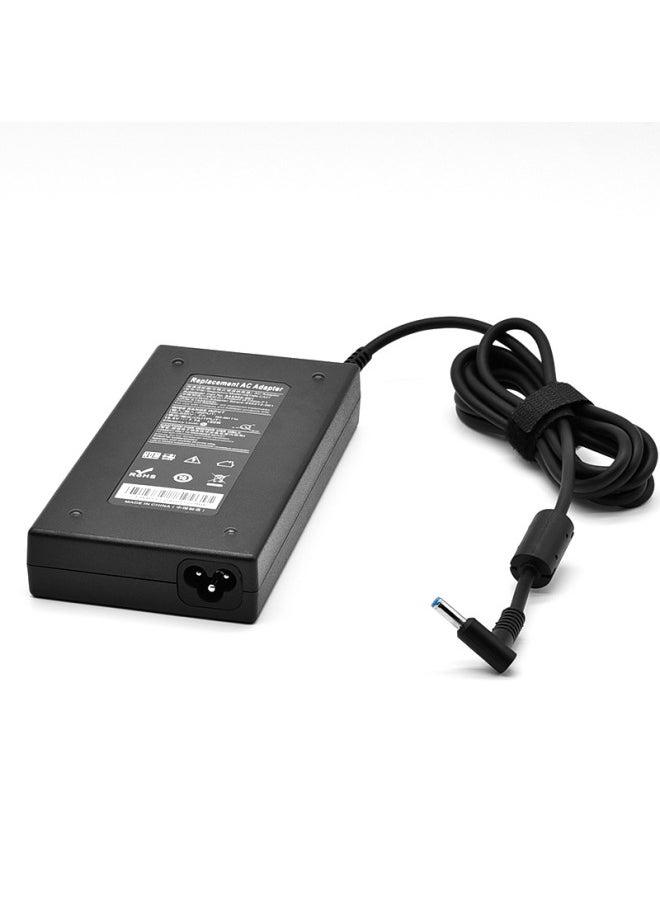 Generic - 150W For HP Notebook Power Adapter 19.5V7.7A 4.5*3.0 Round Mouth Computer Charger-Color:Black-Specifications:American Standard AC Power Cord + Charger + Box - Image 1