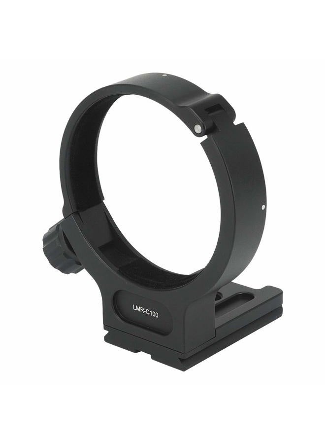 Haoge LMR-C100 Lens Collar Replacement Foot Tripod Mount Ring D for Canon EF 100mm f/2.8L Macro is USM Lens Built-in Arca Type Quick Release Plate - Image 3
