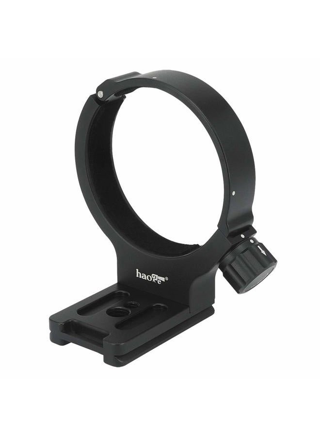 Haoge LMR-C100 Lens Collar Replacement Foot Tripod Mount Ring D for Canon EF 100mm f/2.8L Macro is USM Lens Built-in Arca Type Quick Release Plate - Image 2