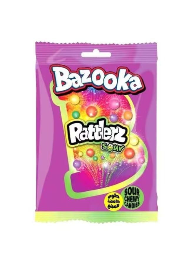 Bazooka Rattlerz Sour Chewy Candy 120g