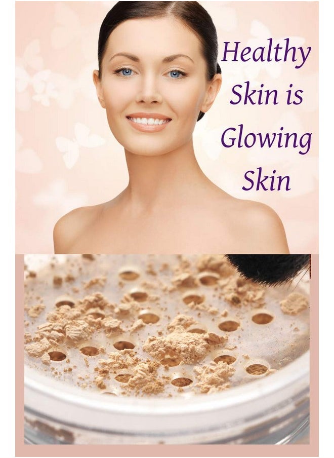 Ageless Derma Mineral Face Powder Foundation Makeup. Natural Full Coverage Loose Foundation With Vitamin And Green Tea. Made In Usa  - Image 5