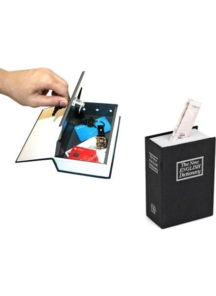 Practical Book-Looking Mini Hidden Safe Piggy Bank
