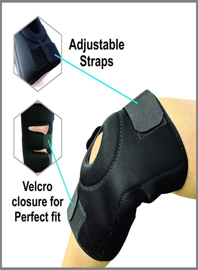 MEDTRIX Functional Hinge Knee Support Joint Protection Gym Wrap Open Patella Hinge Support XXXL - Image 4