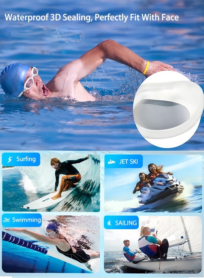 REVEX Professional Swimming Goggles Adult  Sports Swimming Eyewear Optical Lens HD Waterproof Anti Fog Big Frame Pool Glasses - Image 3