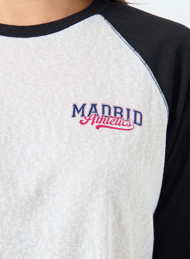 Styli White Oversized Raglan Sleeve T-Shirt - Image 4