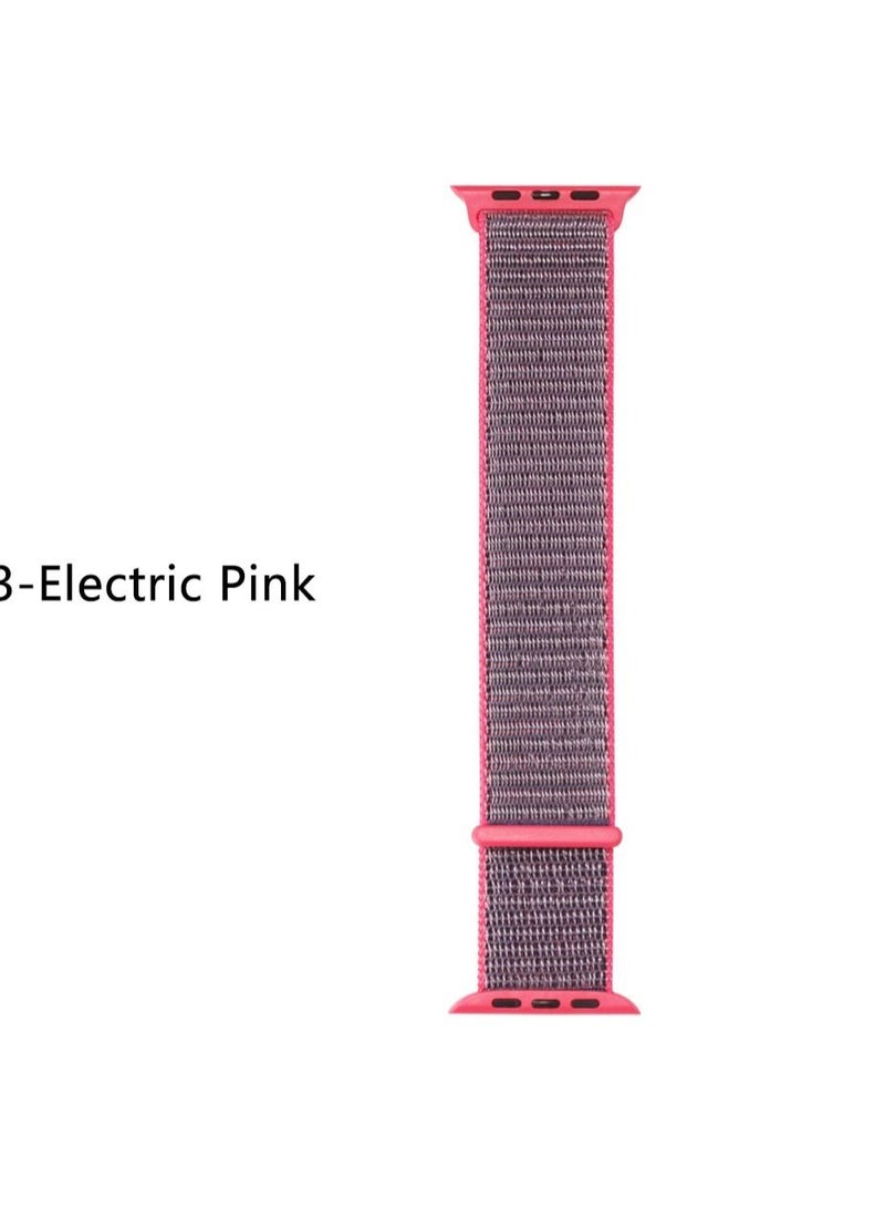 Nylon Sport Band for Apple Watch 45mm 44mm 40mm, Soft Replacement Strap for iWatch Series 7/6/ SE/ 5/4/3/2/1 - Image 2
