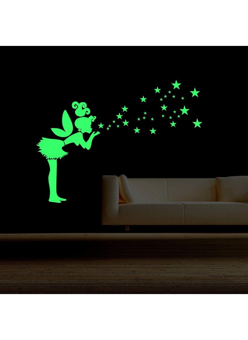 1001 1001 Glow in the Dark Paint Green | Night Glow | Long Glow | Dries Fast | Ready to use | 1X50 gms  - Image 3