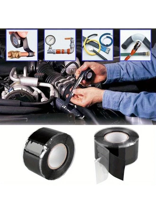 59.06 Inch Self Fusing Silicone Repair Tape Waterproof Leak Sealing Emergency Pipe Hose Rescue 10m - Image 5