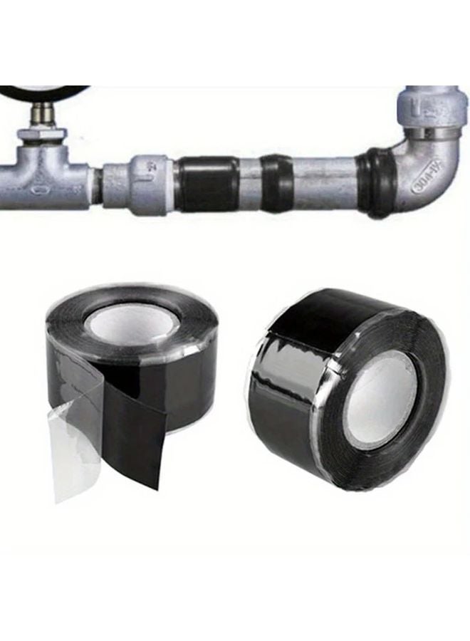 59.06 Inch Self Fusing Silicone Repair Tape Waterproof Leak Sealing Emergency Pipe Hose Rescue 10m - Image 3