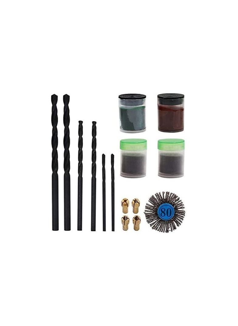 Cool Baby COOLBABY 140pcs BIT SeT SUIT MINI DRILL ROTARY TOOL & FIT DReMeL Grinding,Carving,Polishing Tool Sets,Grinder Head  - Image 4