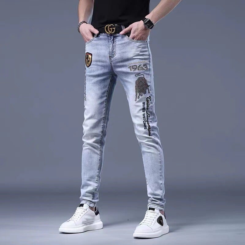 Unisex Classic Denim Jeans Loose Fit Daily Outdoor Wear - Image 4