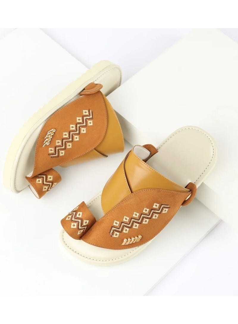 شخصية رجل  نعال شرقي مطرز - Image 1