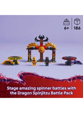 NINJAGO Dragon Spinjitzu Battle Pack Building Toy 71826 (Age 6+, 186 Pieces) - view 3