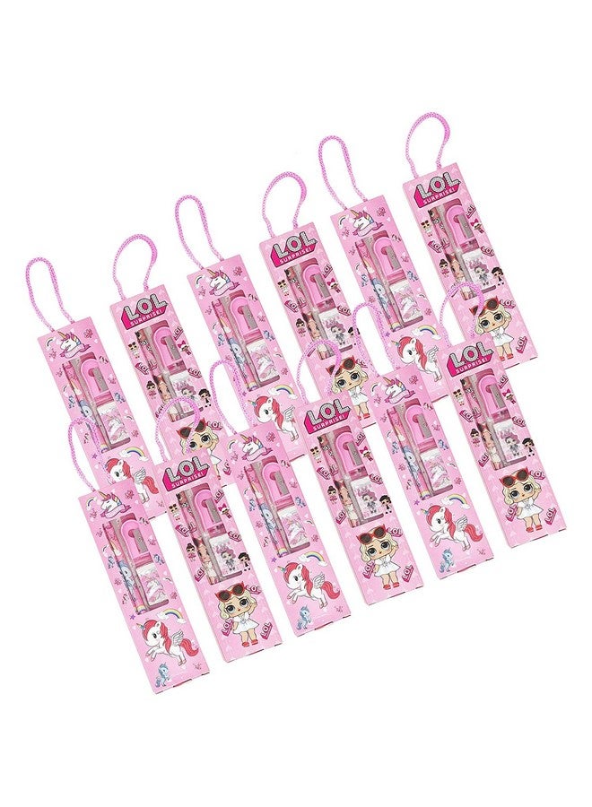 بارتيت مجموعة هدايا حفلات أعياد الميلاد من بارتيت - عبوة من 12 قطعة من القرطاسية المتنوعة للأطفال (ألوان متنوعة) - Image 1