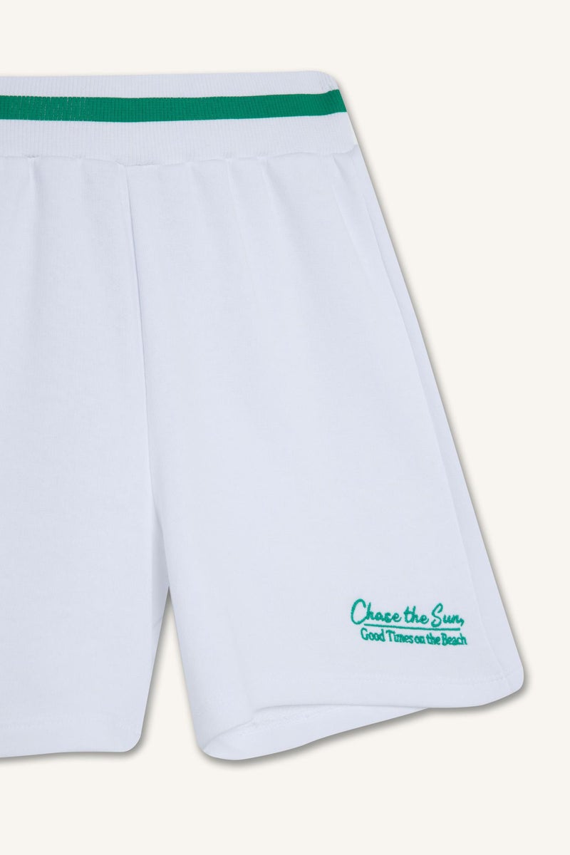 DeFacto White Girl Girl Printed Elastic Waist Shorts Casual - Image 5