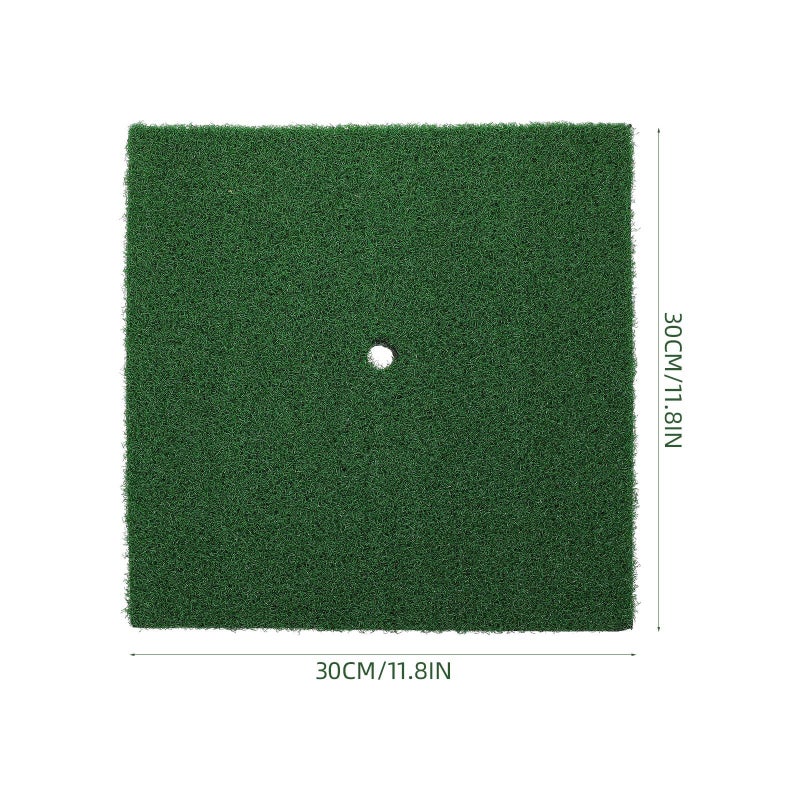 FAVOMOTO Golf Practice Mat Mini 30x30cm Short Turf Hitting Rug Indoor Swing Training Equipment For Beginner Golfers - Image 3