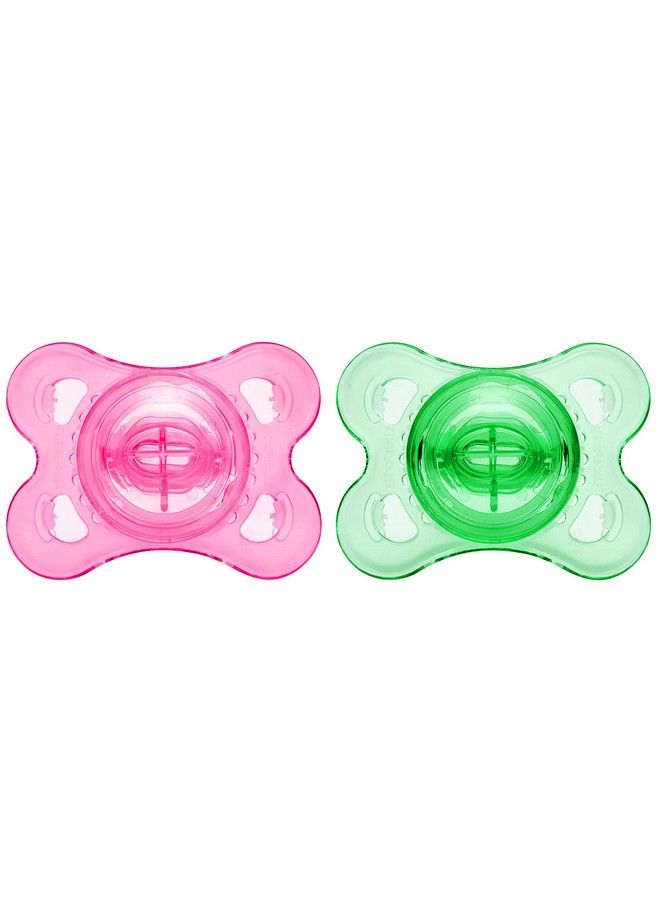 Littleforbig Bigshield Generation 3 Big Sized Pacifier Candy Gloss 2 Paci Pack Pink And Green - Image 3