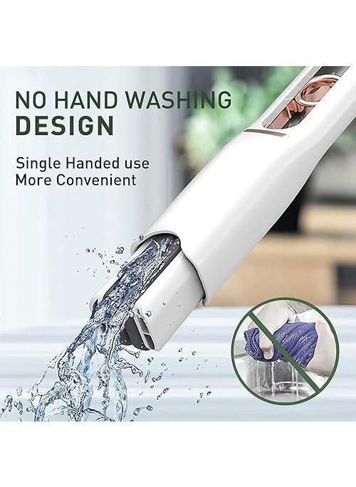 PURCHASE PLUSE PURCHASE PLUSE Mini Mop for Small Spaces Powerful Mini Mop Household Mini Cleaning Mop Quick Dry Mops for Living Room Bedroom Office Cleaning mop SelfSqueeze Small Mop Sponge Mop 1 PCS  - Image 4