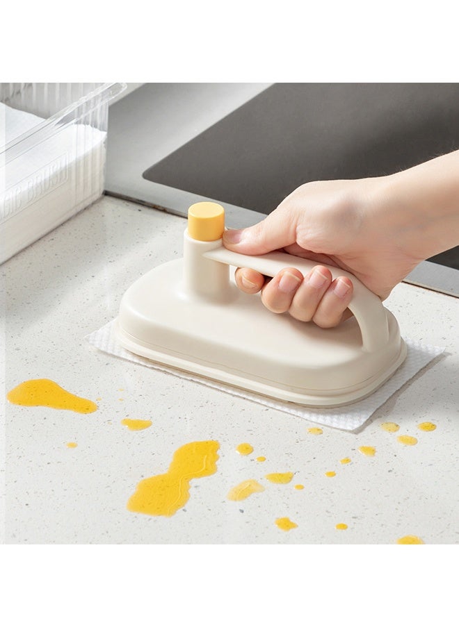 HOMESTAR Disposable Magic Brush Protecting Hands Cleaning Rag,Kitchen Degreasing Specialized Cleaning Cloth,Bathroom Lazy Person Cleanin (with 50 Pcs Rags) - Image 2