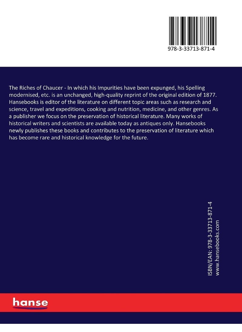 The Riches of Chaucer: In which his Impurities have been expunged, his Spelling modernised, etc.  - Image 2