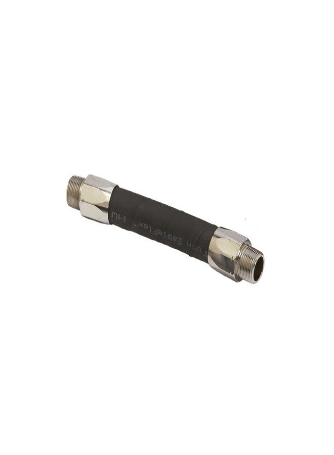 Husky CP12HW.75 3/4" Male NPTF by 9" Black Hardwall Whip Hose with Permanent Couplings - Image 2