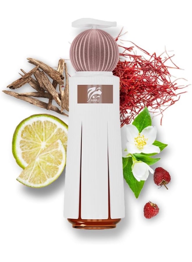 Ahmed Al Maghribi Marj 60ML | eau de parfum | Perfume for men | Perfume for women | long sillage | Bergamot | Patchouli | Sandalwood | Violet | Perfumes - Image 3