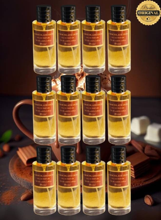 ALHAMIDI 12 Pieces Chocolate Oud Perfume 100ML - Image 1