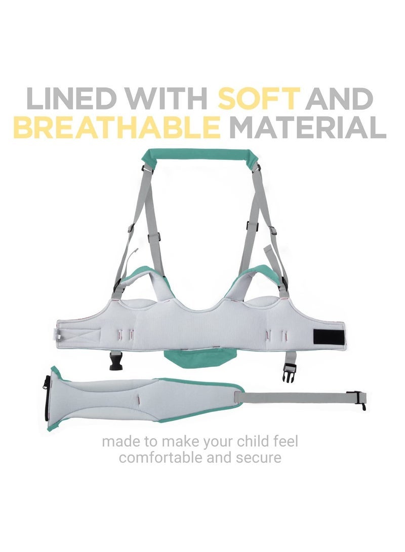 Walking Harness Handheld Kids Walker Helper Toddler Infant Walker Harness Assistant Belt - Help Baby Walk - Child Learning Walk Support Assist Trainer Tool - for 7-24 Month Old  - Image 4