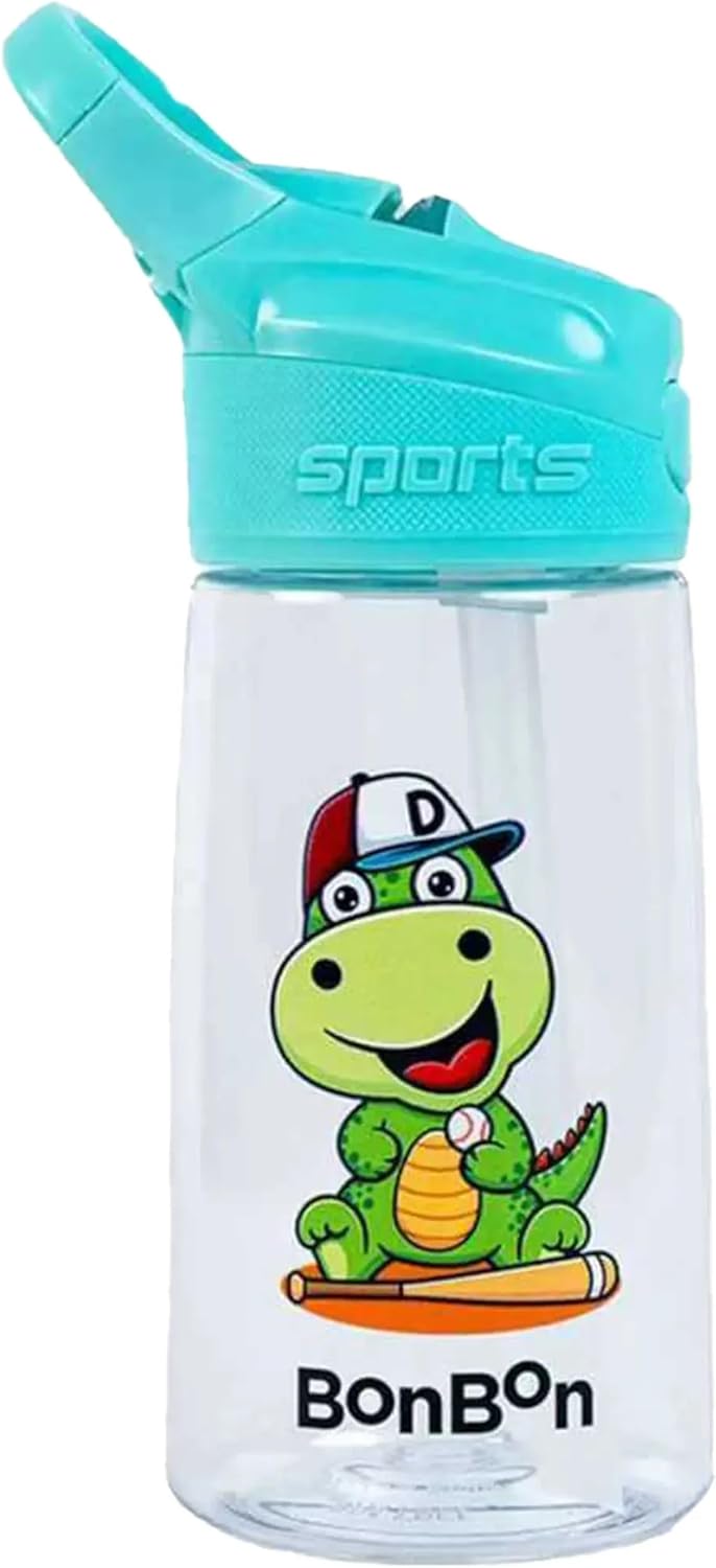 BonBon Elite Tritan Kids Water Bottle 450ml - Playful Dino - Image 1