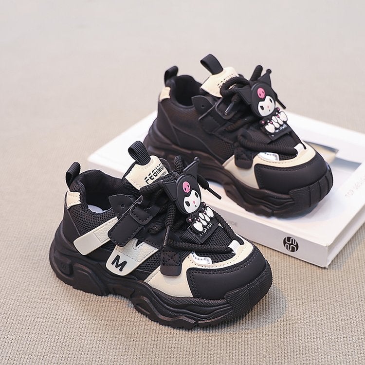 2025 Kulomi Girls Shoes Torre Shoes Double Net Breathable Children'S New Children'S Sneaker Girls Shoes - Image 1
