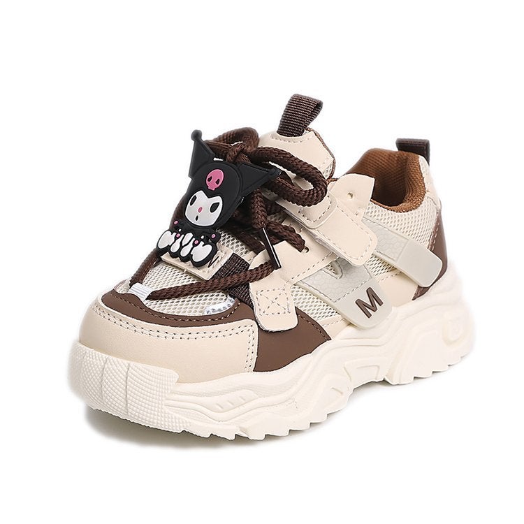 2025 Kulomi Girls Shoes Torre Shoes Double Net Breathable Children'S New Children'S Sneaker Girls Shoes - Image 2