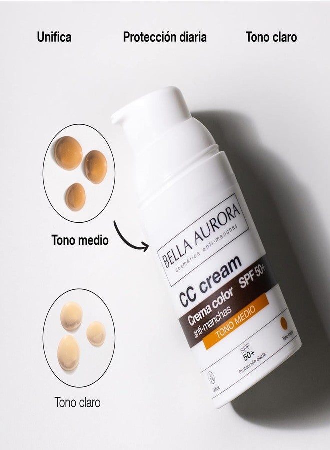 BELLA AURORA كريم بيلا أورورا سي سي ظل متوسط SPF50 بلس، 30 مل - Image 3