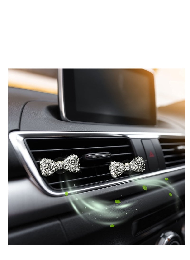 SYOSI Car Air Vent Clip Charms, Car Accessories For Women, Rhinestone Car Accessories  - Image 5