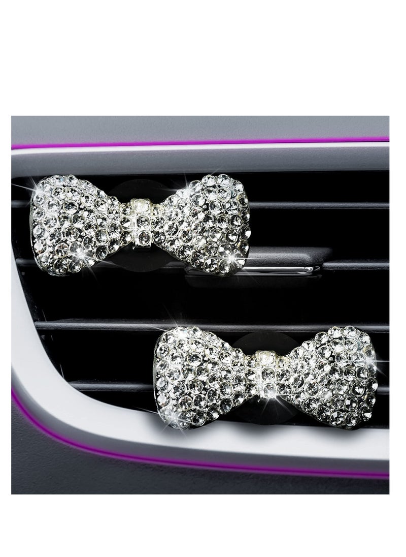 SYOSI Car Air Vent Clip Charms, Car Accessories For Women, Rhinestone Car Accessories  - Image 1