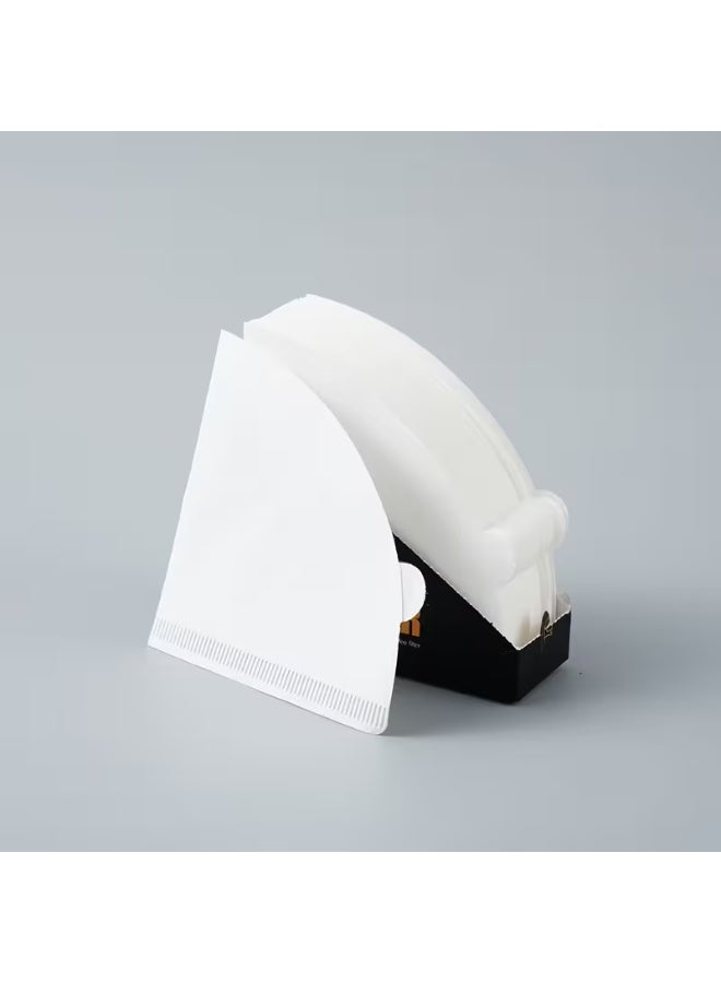 MOMENT Coffee Filters, 40 Counts 1-4Cups V02 Disposable coffee Filter Paper Cone, Compatible with V60 For Pour Over Droppers and Drip Coffee Maker.