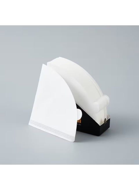 MOMENT Coffee Filters, 40 Counts 1-4Cups V02 Disposable coffee Filter Paper Cone, Compatible with V60 For Pour Over Droppers and Drip Coffee Maker.